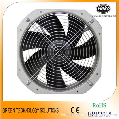250mm 24V 48V dc high efficiency industrial axial flow fans for telecom